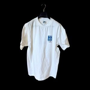 Vintage 90s Tech Silicon Valley Promo T-Shirt White XL Distressed